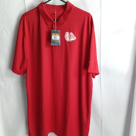 Nike Other - Nike Golf Gonzaga Bulldogs Red Dri-FIT Polo Shirt Mens XXL 725518-657 NWT